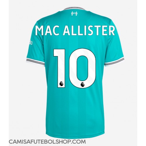 Camisa de time de futebol Liverpool Alexis Mac Allister #10 Replicas 3º Equipamento 2025-26 Manga Curta